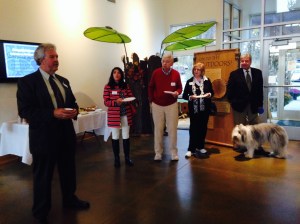 From left: Bob Miller, Joanna Burish, Dick & Nina Rieselbach and Nino Amato