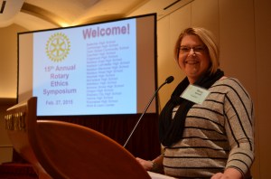 Stacy Nemeth, Chair of 2015 Ethics Symposium Committee