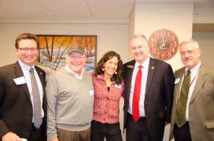 From left: Bob Sorge, Jim Ruhly, Rachel Krinsky, Gary Klein & Ron Luskin