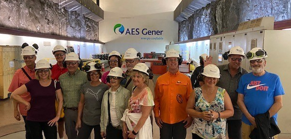 Hydroelectric Generating Station Andes Mts