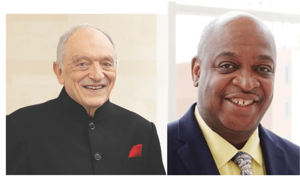 Photos of Music Director John DeMain and Executive Director of the MSO Robert Reed